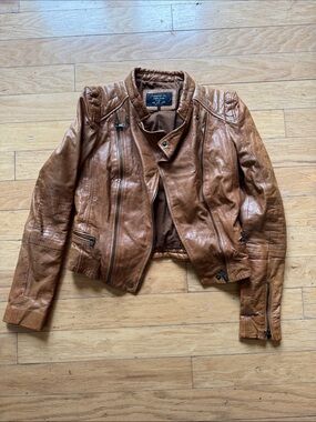 Zara Leather Moto Jacket